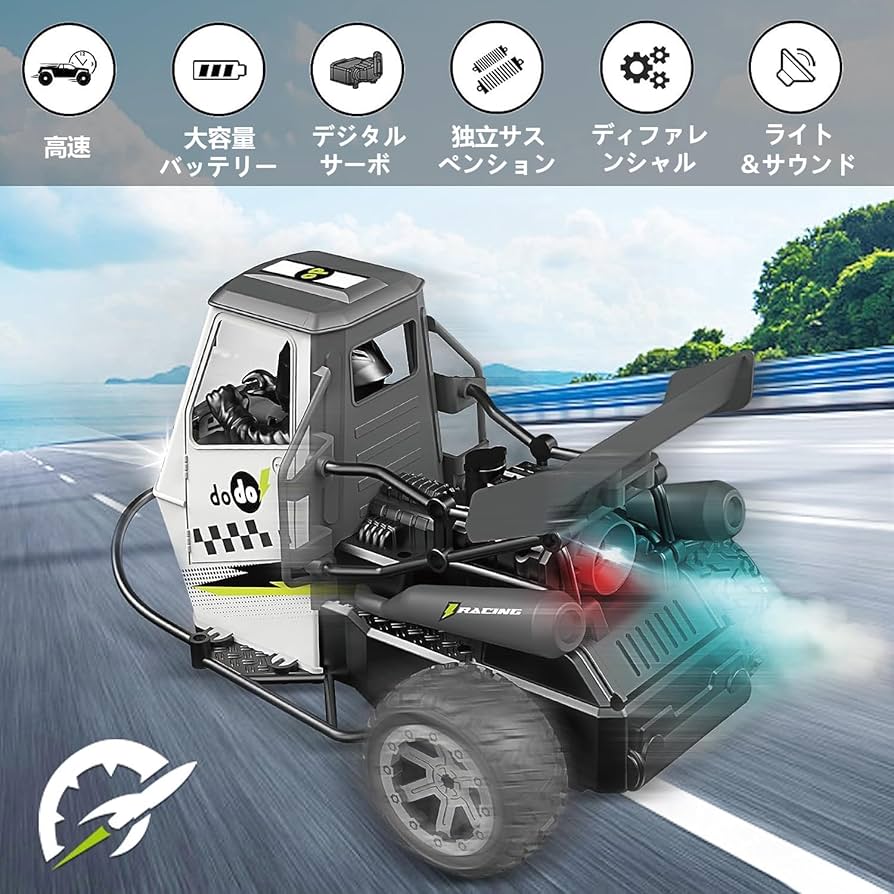 1/10 　（ピアジオ　アペ風）　3輪ラジコン 1/10 （ピアジオ アペ風） 3輪ラジコン - メルカリ